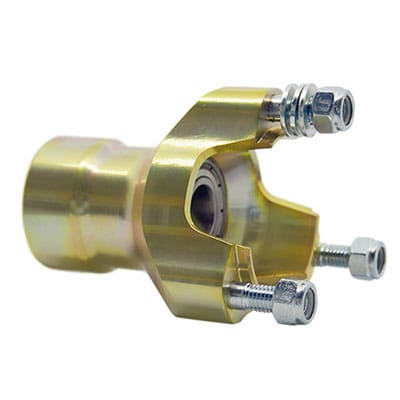 Buje delantero de aluminio 17 M doble rodamiento completo