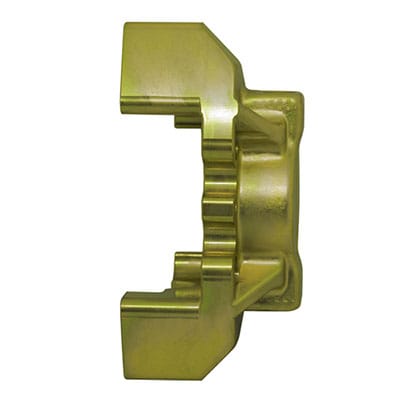 Media pinza de freno trasera V11 30 rh dorada