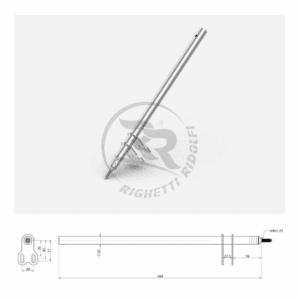 Columna de dirección M8 L.500 mm (Compatible con BIRELART y otros)