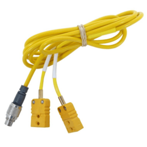 Cable split 2T AMARILLO para 2 sondas de temperatura AIM MyChron
